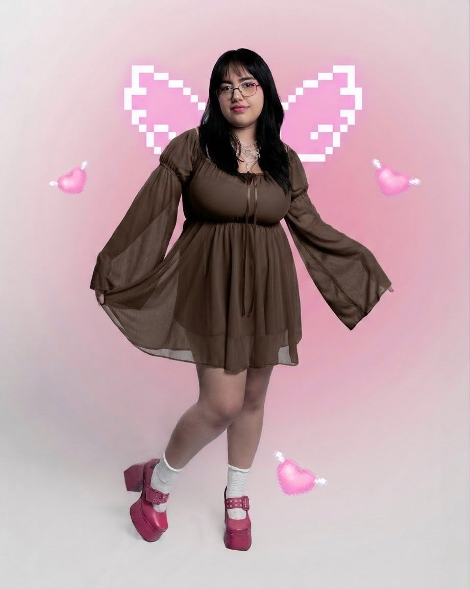 VESTIDO HADA CAFE