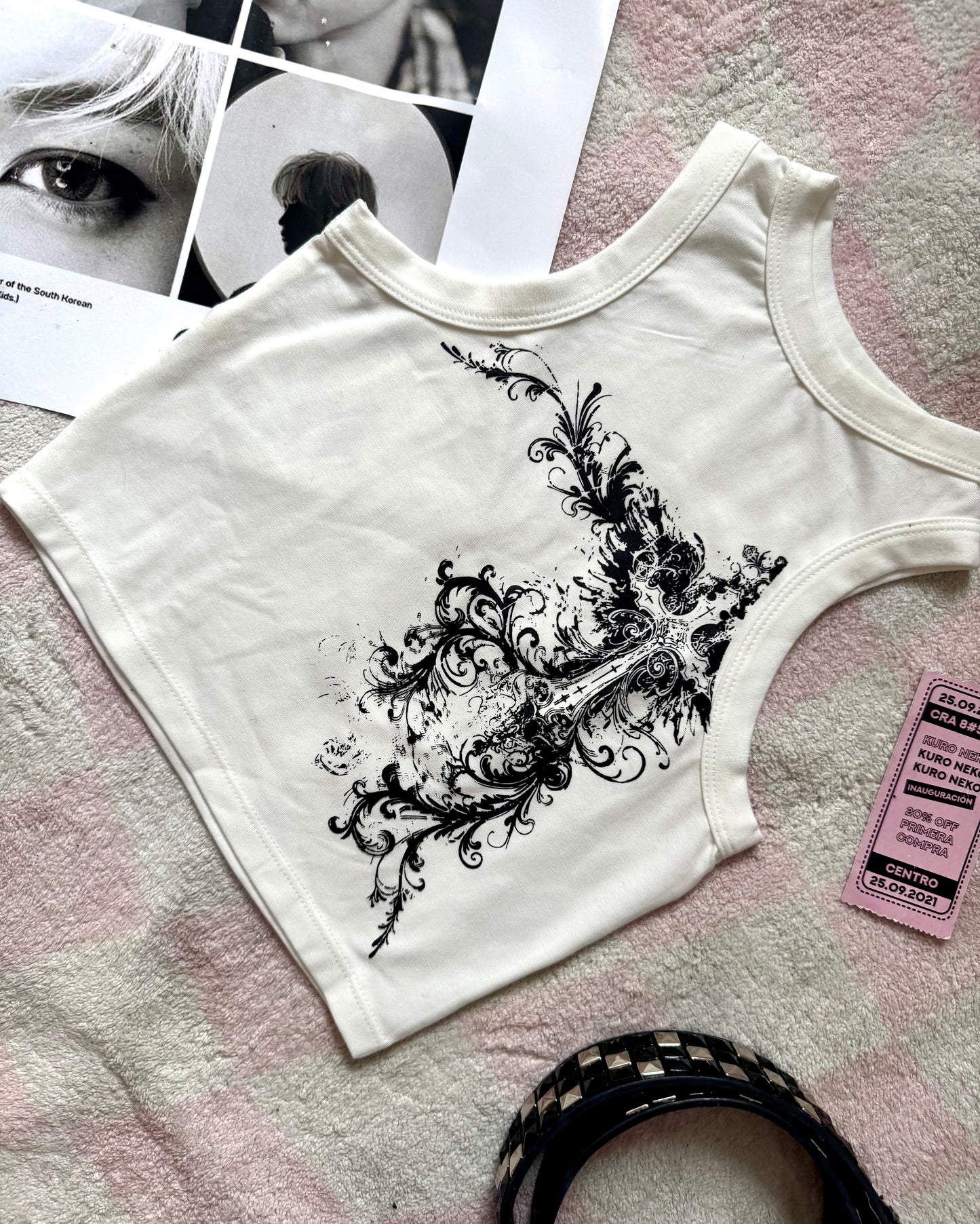 TOP ESQUELETO GRUNGE