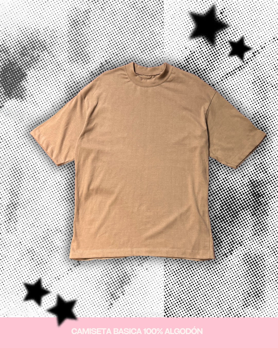CAMISETA MOCCA BÁSICA