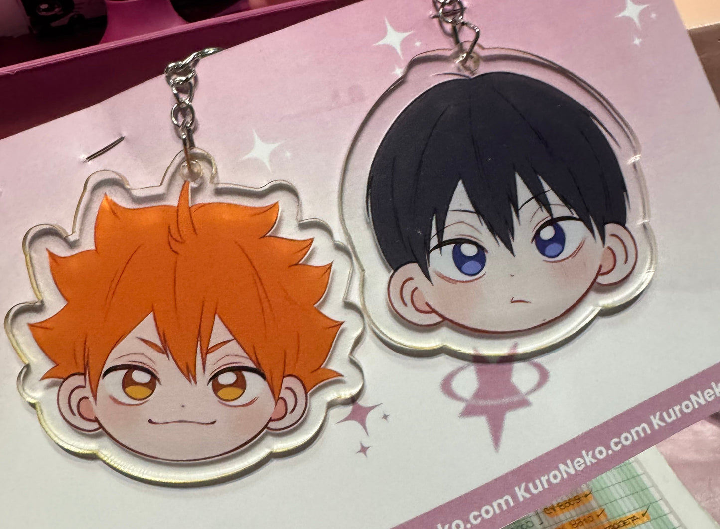 LLAVEROS HAIKYUU HINATA Y KAGEYAMA