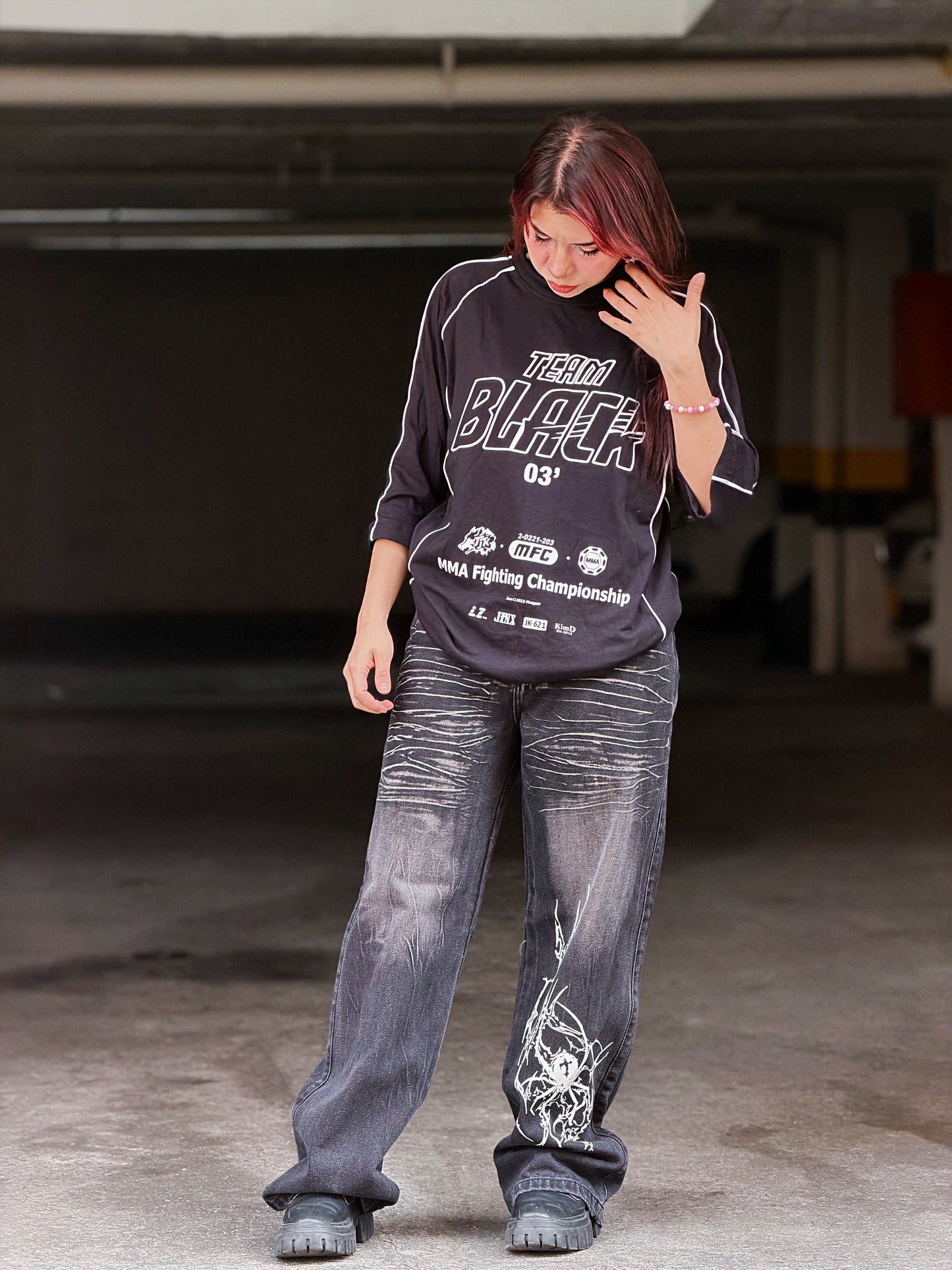 CAMISETA TEAM BLACK JINX