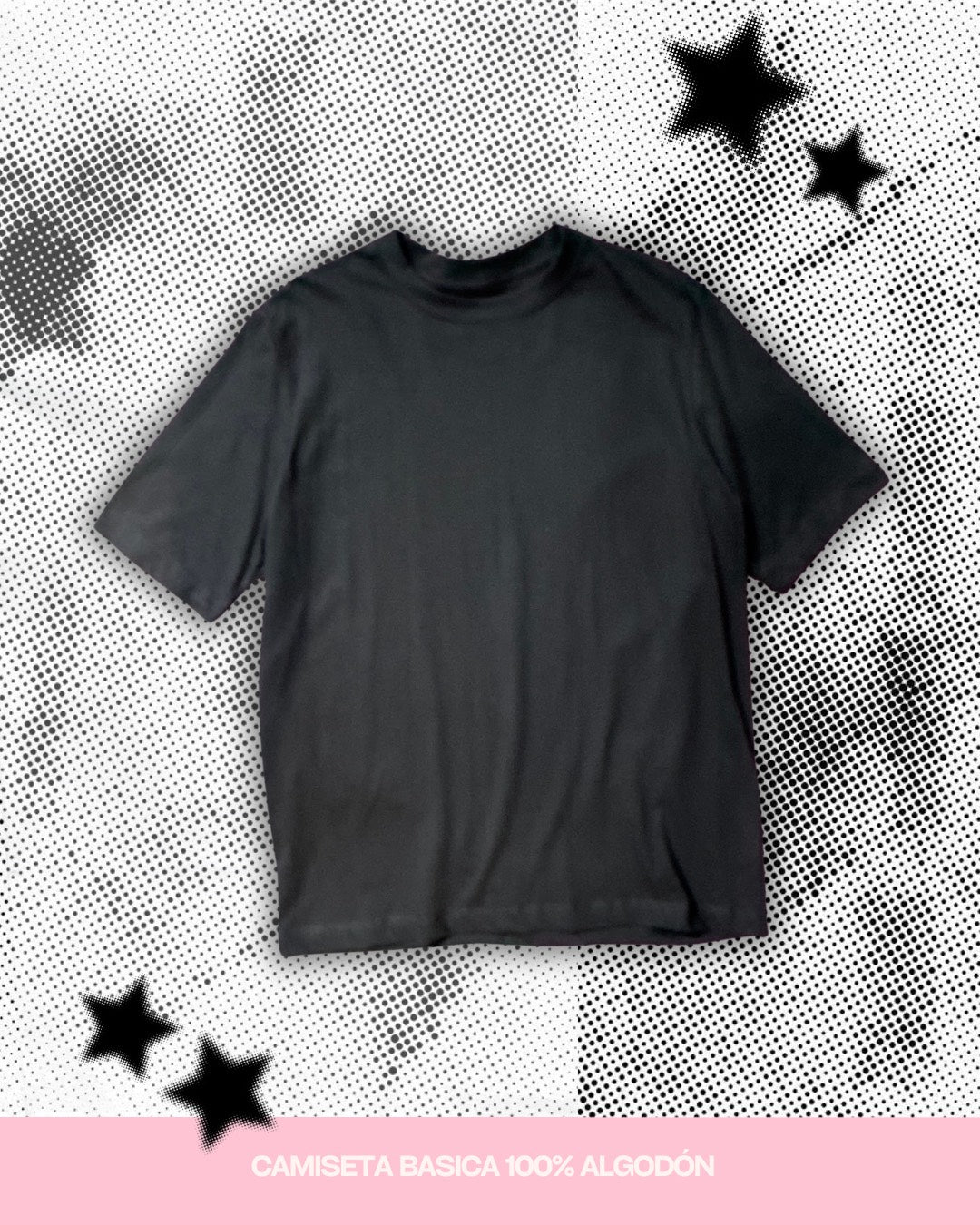 CAMISETA BÁSICA NEGRA