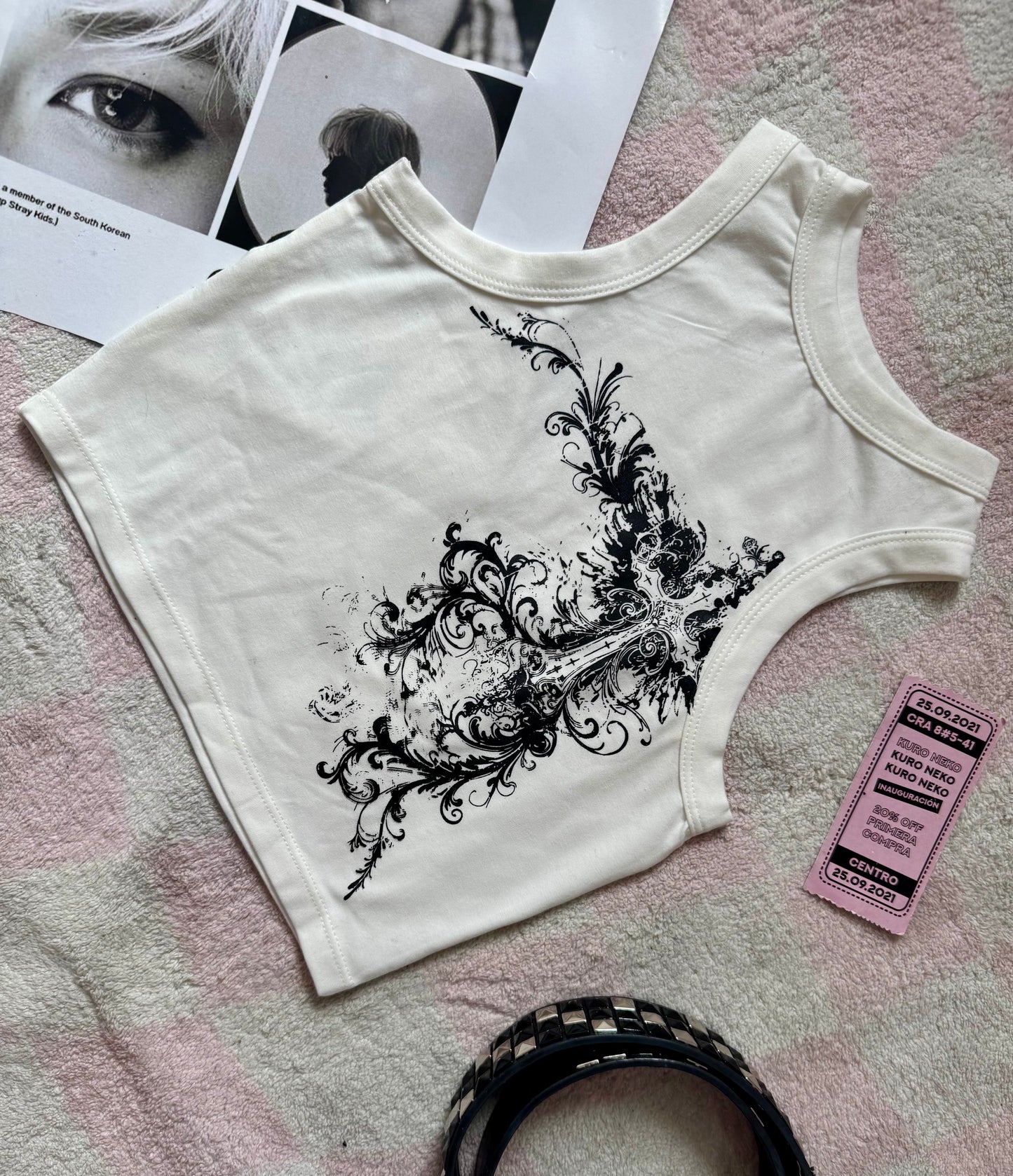 TOP ESQUELETO GRUNGE
