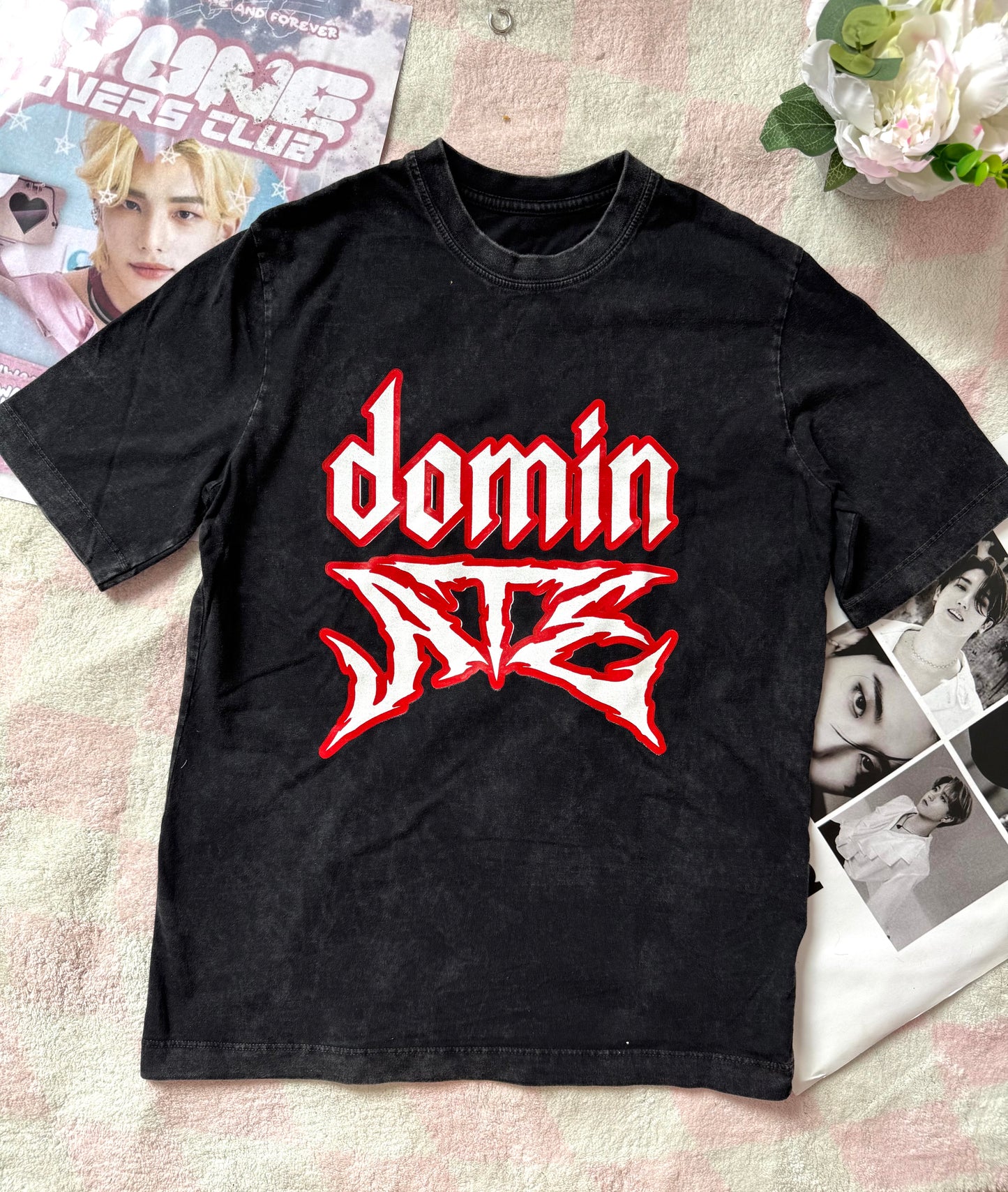 CAMISETA DOMIN ATE NEGRA