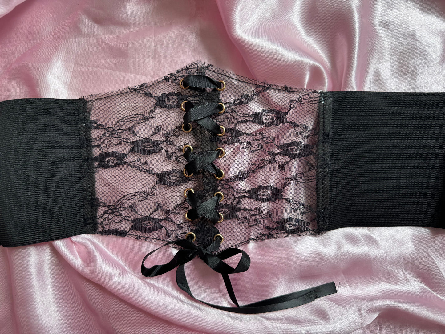 CINTURILLA ENCAJE NEGRO