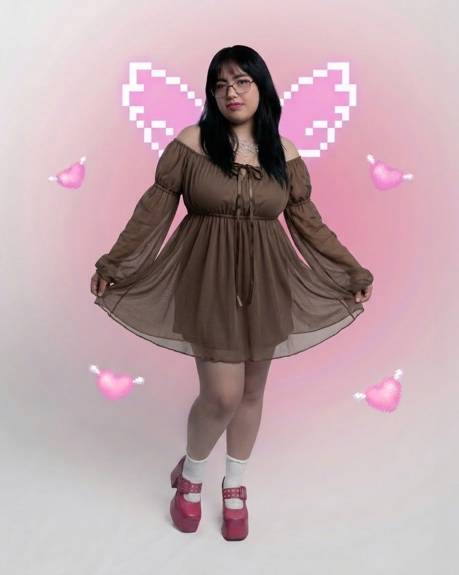 VESTIDO HADA CAFE