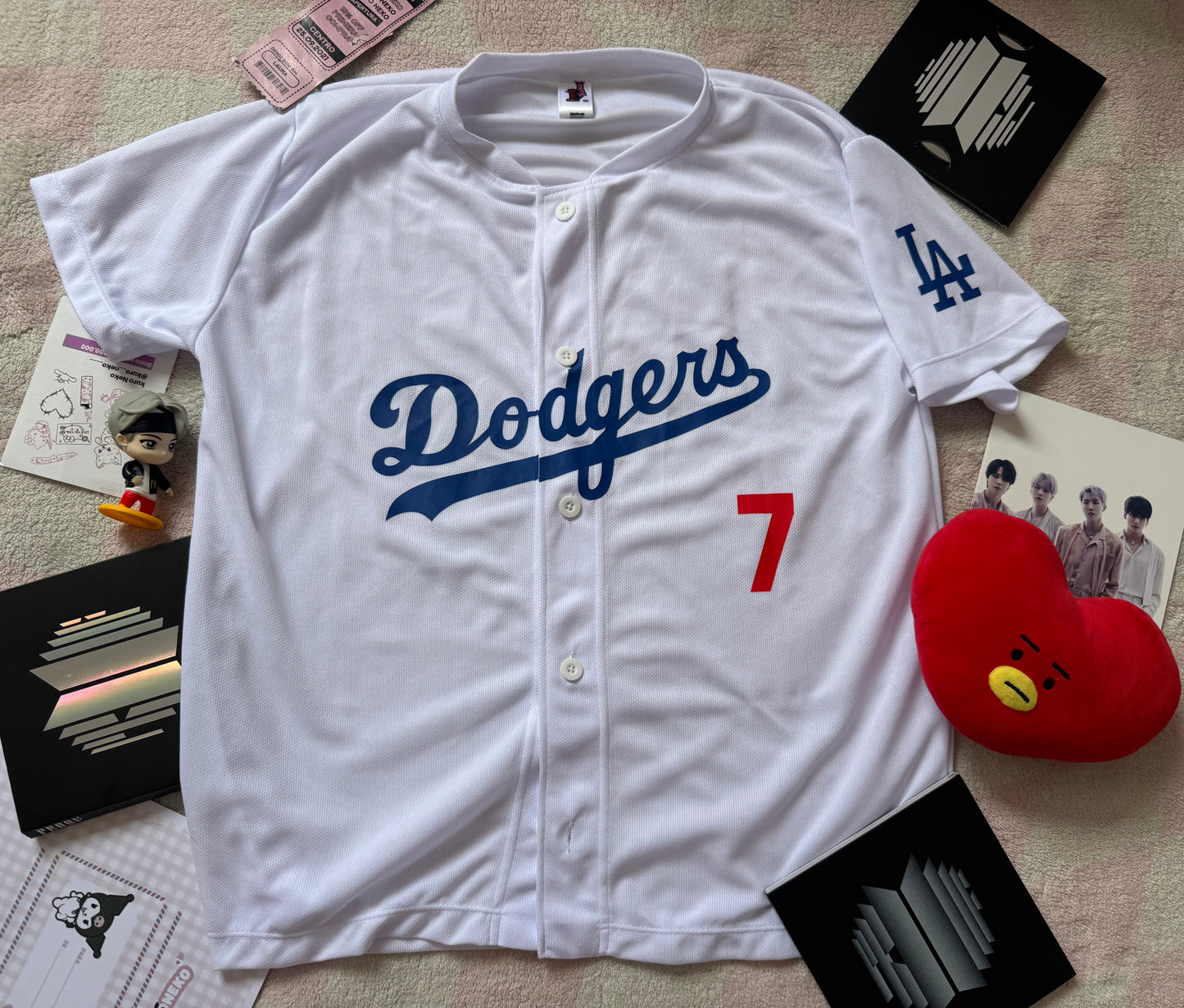 BEISBOLERA DODGERS V BTS