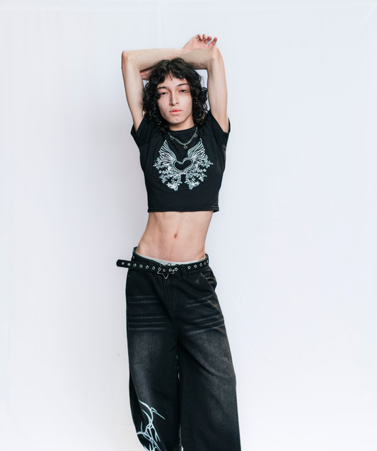 TOP GRUNGE NEGRO