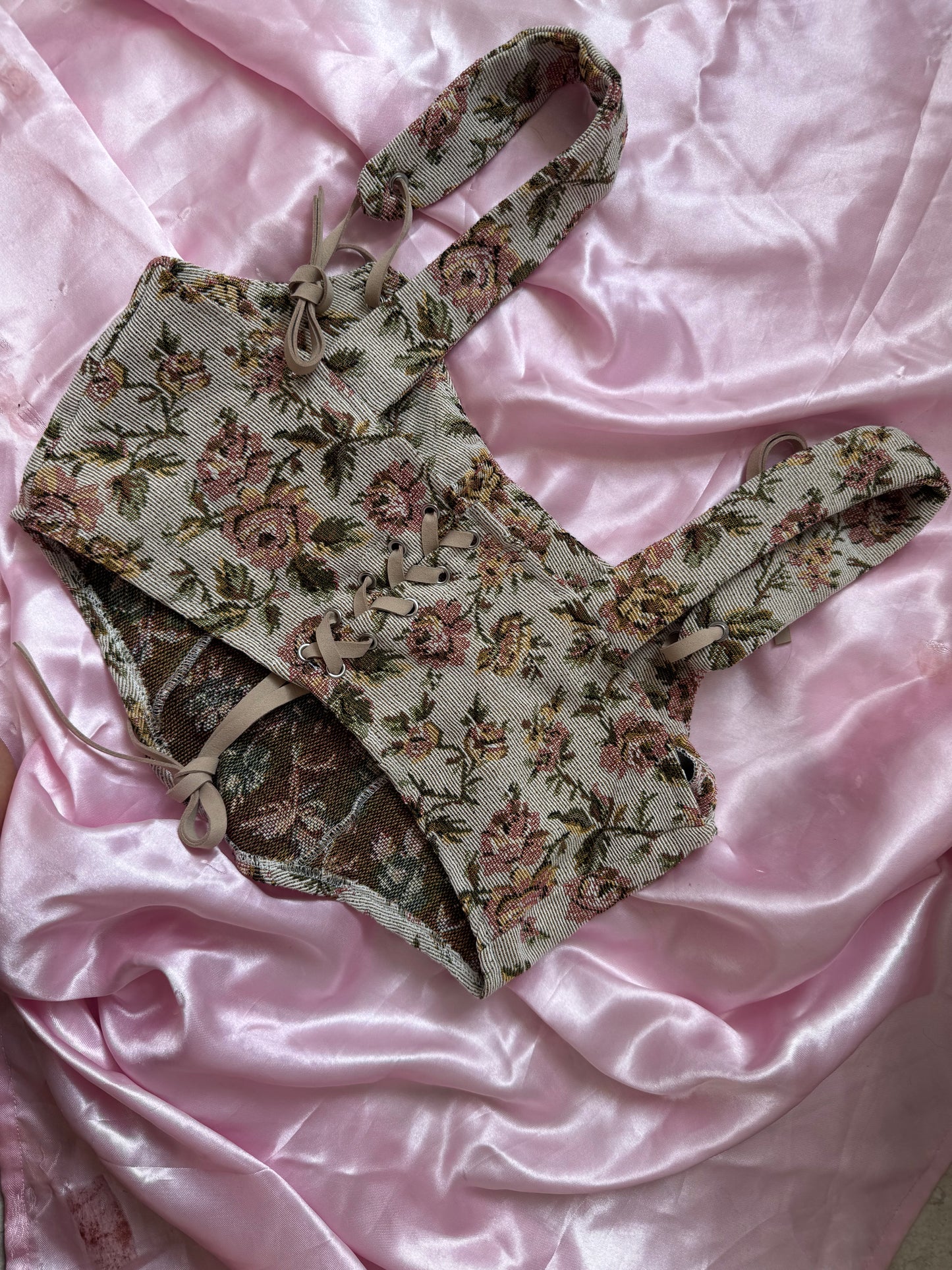 BUSTIER FLORES