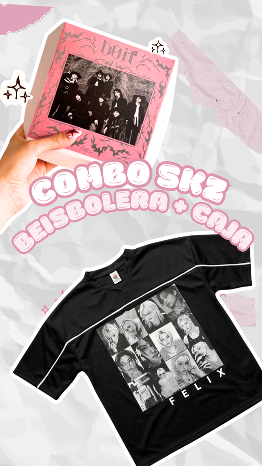COMBO SKZ FELIX Y CAJITA STRAY KIDS