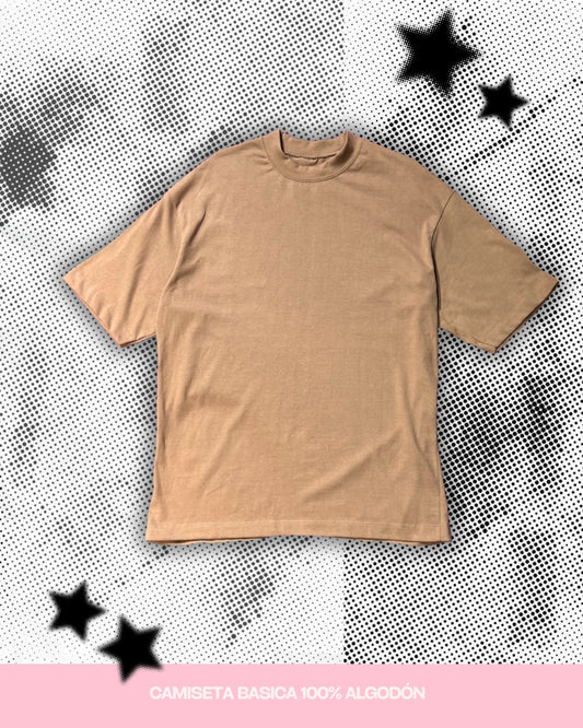 CAMISETA MOCCA BÁSICA