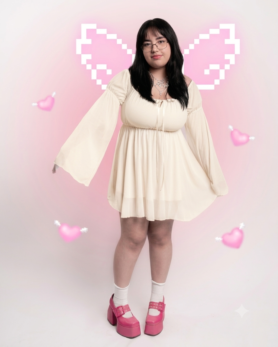 VESTIDO DE HADA MARFIL