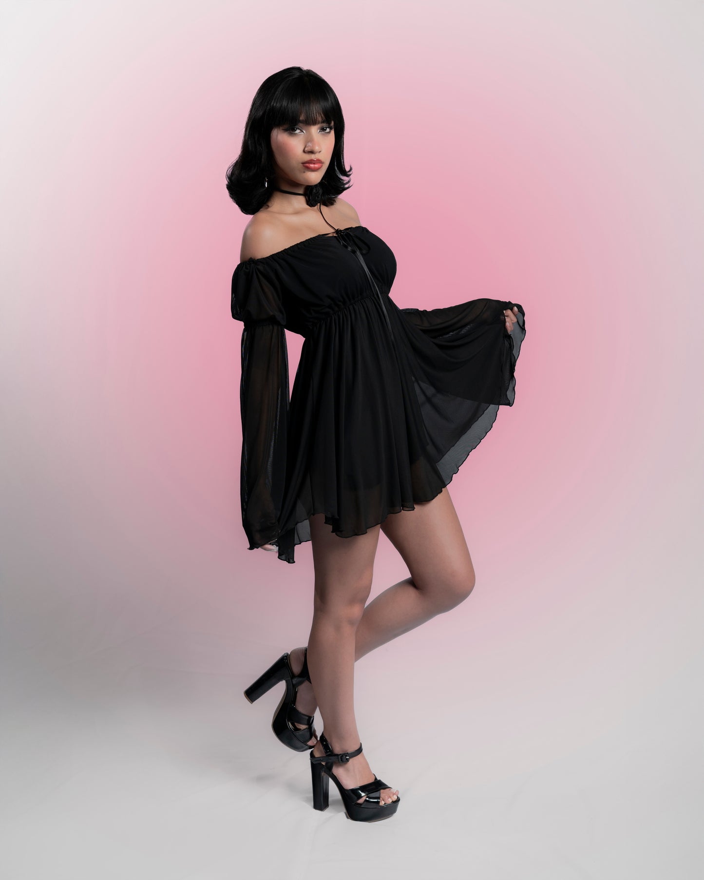 VESTIDO HADA NEGRO