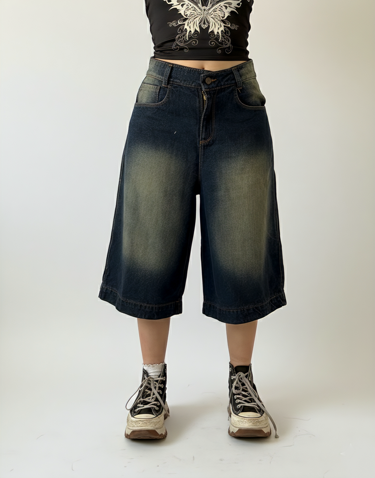 BERMUDA DE JEAN AZUL