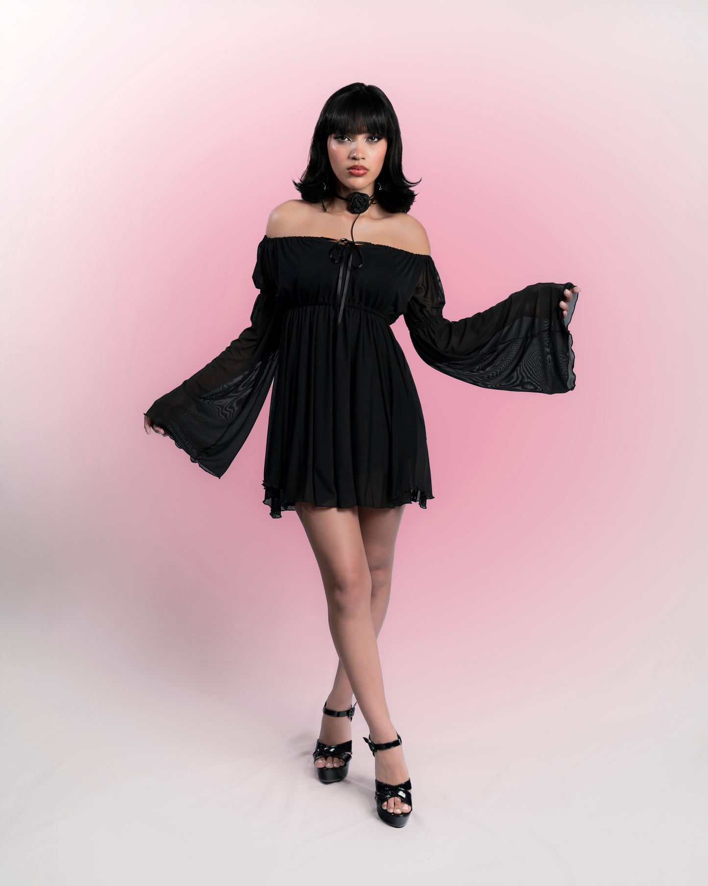 VESTIDO HADA NEGRO