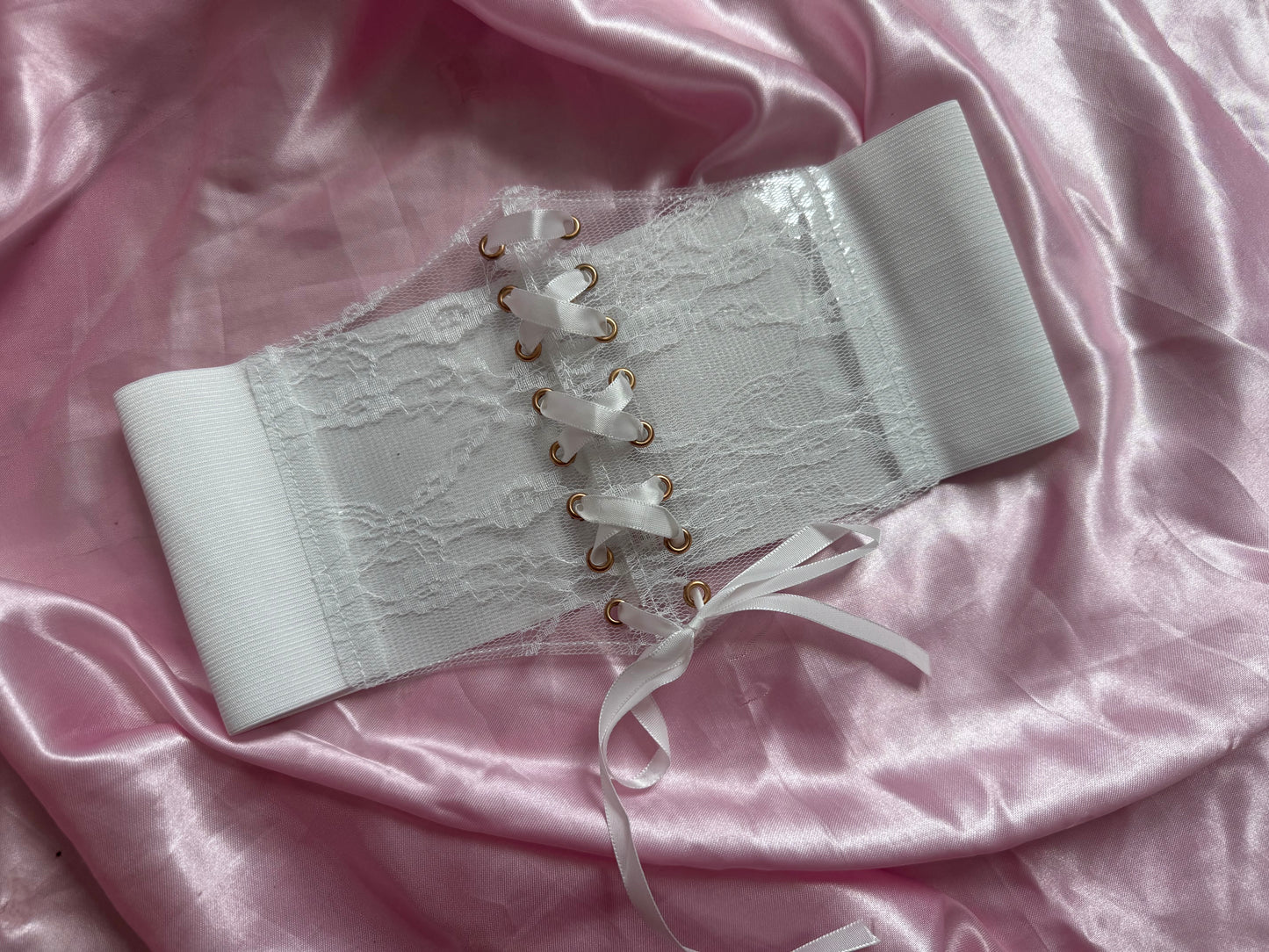 CINTURILLA BLANCA ENCAJE