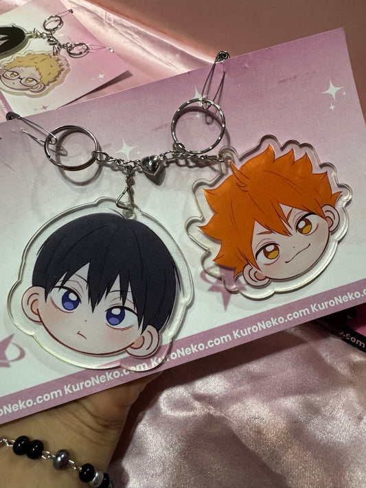LLAVEROS HAIKYUU HINATA Y KAGEYAMA