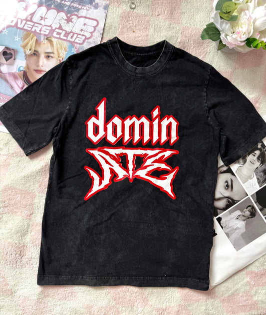 CAMISETA DOMIN ATE NEGRA
