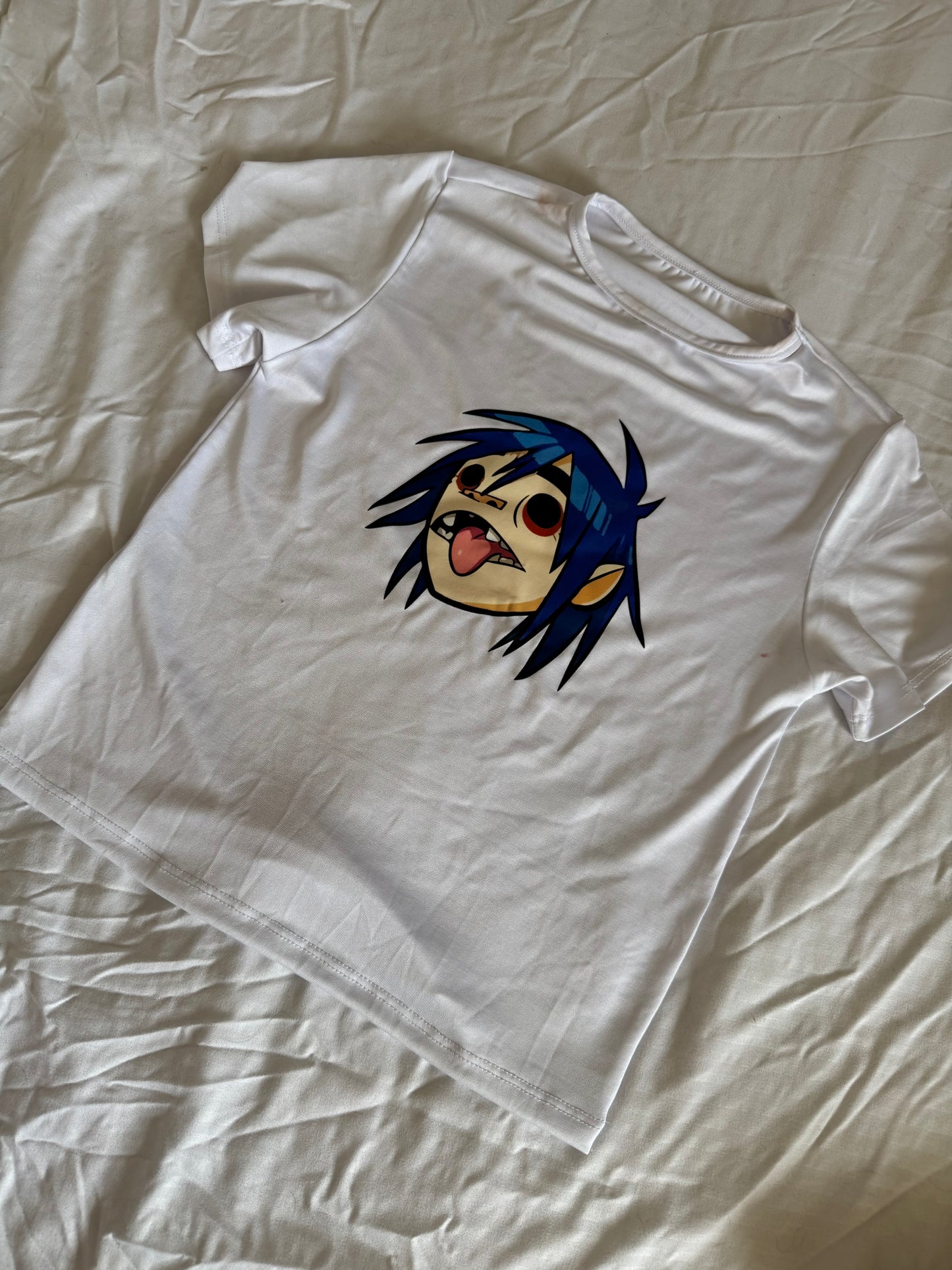 TOP BLANCO GORILLAZ